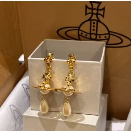 Pearl Jewelry Full Collection | Necklaces, Earrings & Bracelets, Y2K Punk Light Luxury Saturn Baroque Pearl Series for Women