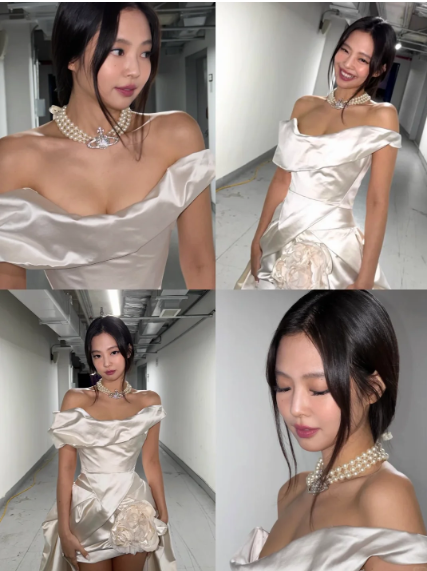 Three-Layer Pearl Saturn Necklace  Crystal Bridal Choker
